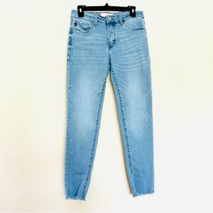 KanCan Women’s Light Blue Ankle Skinny Jeans